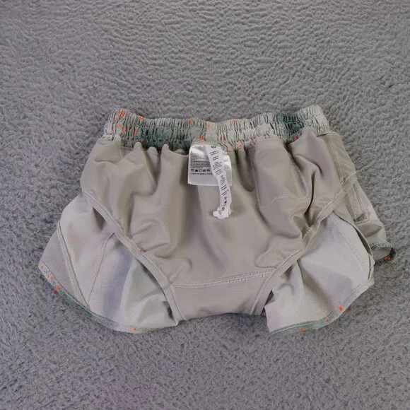 Lululemon Hotty Hot Short Womens 2 Gray Printed LR Lined 2.5" Athletic Running - Picture 11 of 11